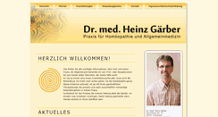 Desktop Screenshot of praxis-dr-gaerber.de