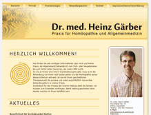 Tablet Screenshot of praxis-dr-gaerber.de